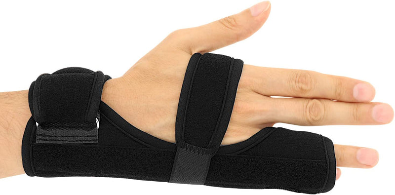 [Australia] - Mars Wellness Boxer Fracture Splint - 4th or 5th Metacarpal Splint Hand and Finger Brace - Broken Fingers, Wrist, Pinky and Hand Immobilizer - Small/Medium Small/Medium (Pack of 1) 