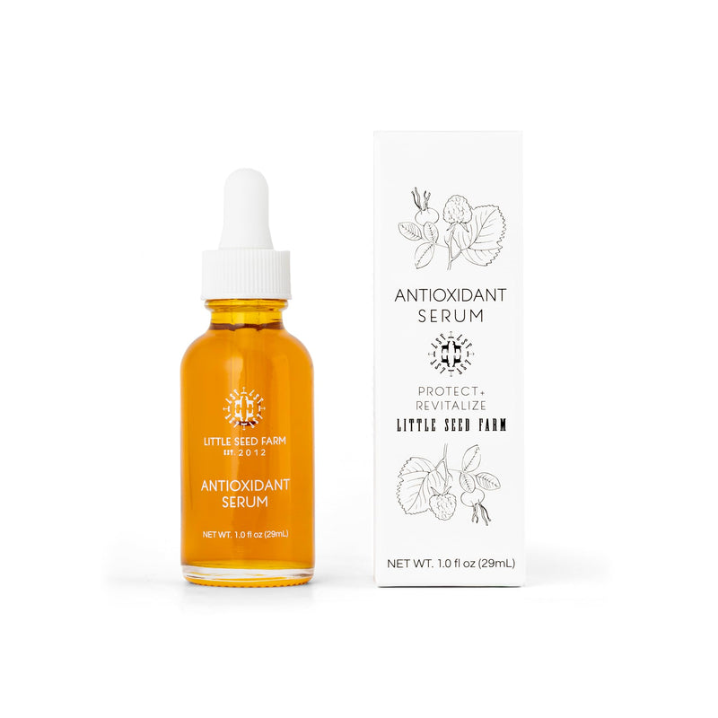 Little Seed Farm Antioxidant Serum - Facial Serum for Dry Skin, 1 fl oz | Antioxidant facial serum for dry and aging skin, nourishing & revitalizing face serum