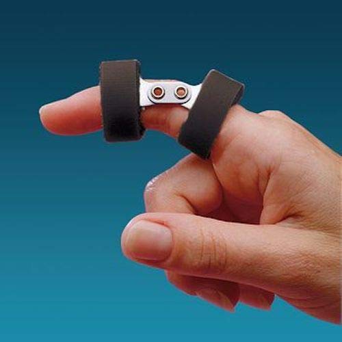 [Australia] - Rolyan PIP Ligament Repair Splints, Size Medium, PIP Joint Flexion and Extension Brace, Padded Aluminum Finger Splint, Sprain, Strain, and Tear Brace for Injury Recovery, Limits Ulnar/Radial Deviation 