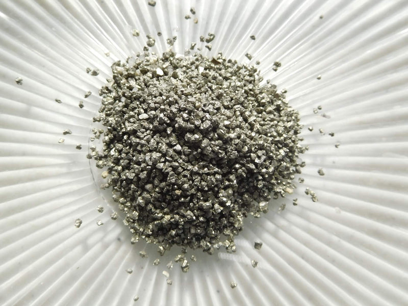 Pyrite - Under 2mm Above 1mm no Powder - 100% Pyrite Life+Love! Grounding Abundance Prosperity! u2a1(1 Pound) 1 Pound