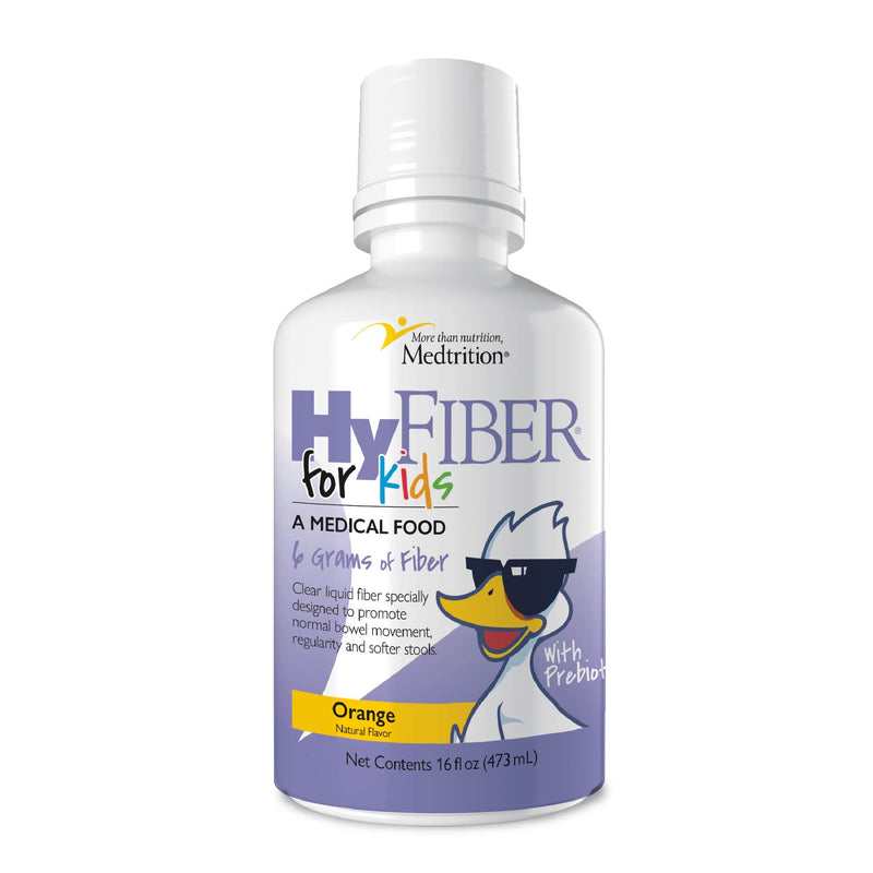 [Australia] - Medtrition HyFiber Liquid Fiber for Kids in Only One Tablespoon, Supports Regularity and Softer Stools, FOS Prebiotics for Gut Health, 6 Grams of Fiber, 32 Servings per Bottle 16 Fl Oz (Pack of 1) 