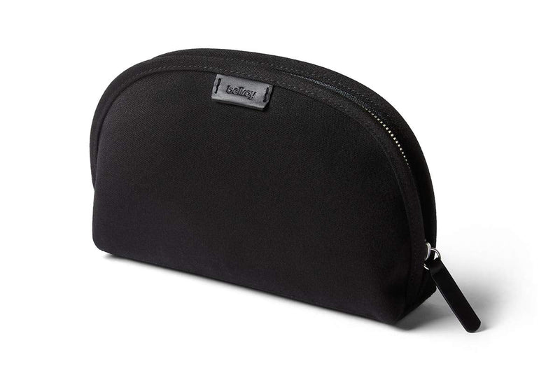 Bellroy Classic Pouch, Everyday kit, Leather and Woven Fabric (pens, Cables, Cosmetics, Personal Items) Melbourne Black