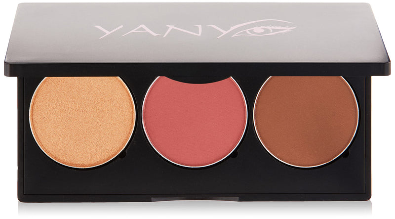 [Australia] - YANY Confidence Pro-Cheek Palette, Bronzer, Blush, Shimmer | Cheek Palette, Face Sculpting Kit | 3 Shades 