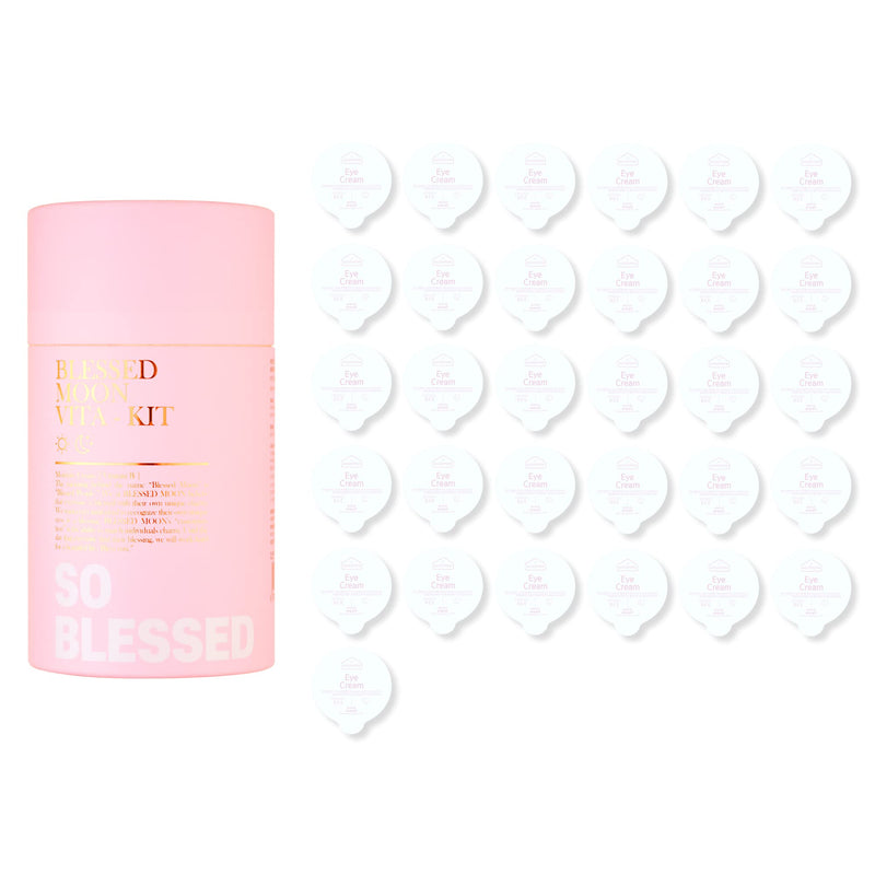 BLESSED MOON Vita Kit Eye Kit Overnight Capsule Cream for Face & Eye Area | Overnight vitamin capsule cream for face and eyes provides intensive skin hydration and radiance while you sleep.