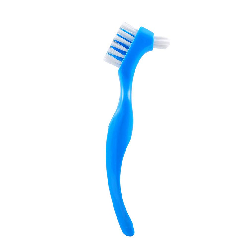 [Australia] - Lit-Pack Denture Clean Toothbrush for Denture Care Tool w/Multi Layered Hard Bristles Dual Hard Bristle for False Teeth Superb Total Cleaning 