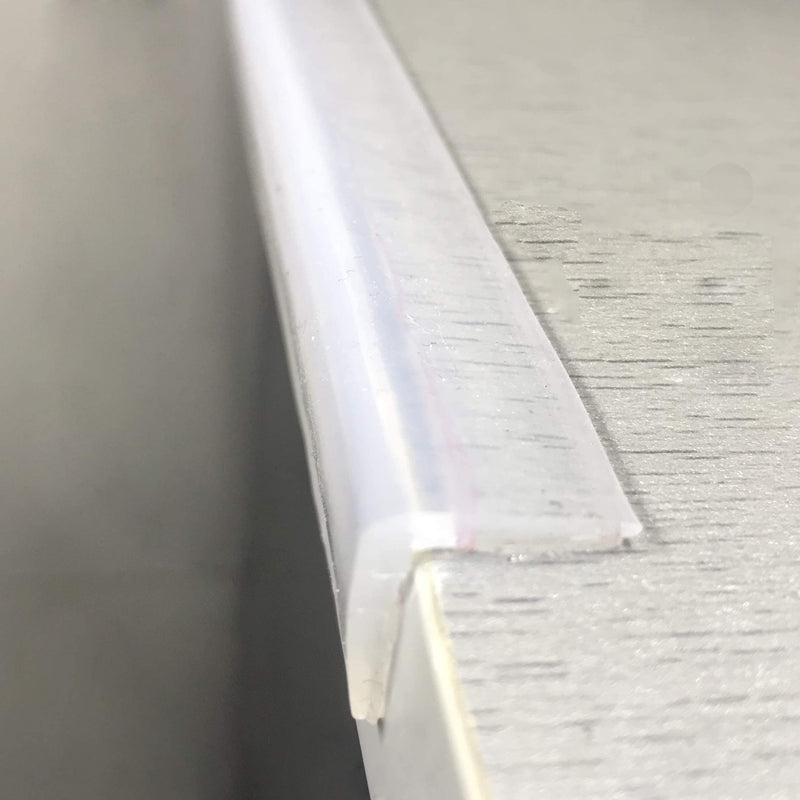 [Australia] - Edge Protector 100% Silicone, Baby Proofing Clear Table Corners Guards, Pre-Taped Adhesive Soft for Kids Proof Safety, Wall Furniture Bumper 3 Foot (Pack of 1) 0.6x0.6in(width) 