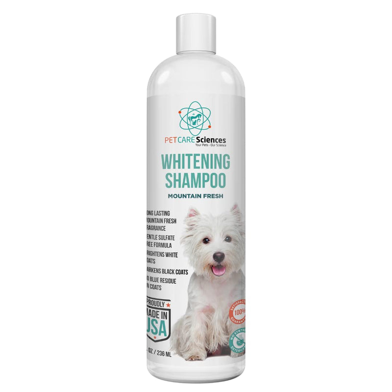 16 fl oz Dog Whitening Shampoo - Dog Shampoo for White Dogs - Puppy Shampoo for White Coats - Hair and Fur Whitener for Dogs - Made in The USA… 16 Fl Oz - PawsPlanet Australia
