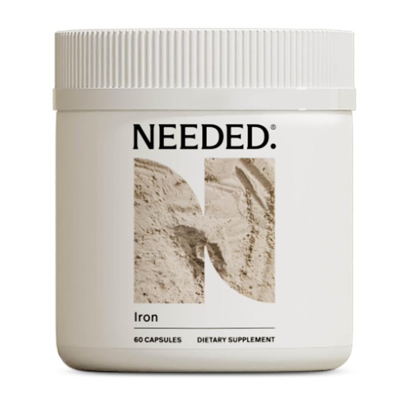 [Australia] - Needed. Iron for Prenatal, Pregnancy, Breastfeeding, Postpartum | Thyroid Function, Immune Support, Energy, Birth Weight, Baby's Neural Development | 60ct 