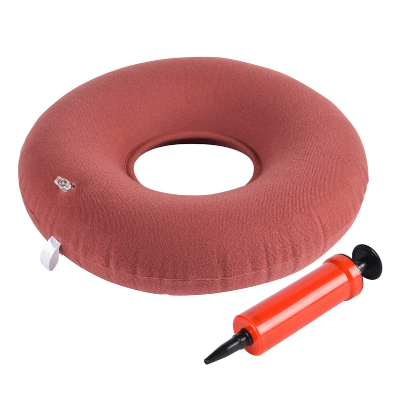 [Australia] - TURNSOLE Donut Pillow for Tailbone Pain & Hemorrhoids - 14" Inflatable Donut Pillow Postpartum Pregnancy - Doughnut Pillow for Tailbone - Donut to Sit On for Postpartum Pregnancy 