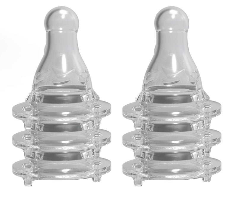 [Australia] - Avima Baby Silicone Nipples for Standard Neck Bottles, Slow Flow, Newborn - 3 Months (Set of 6) 