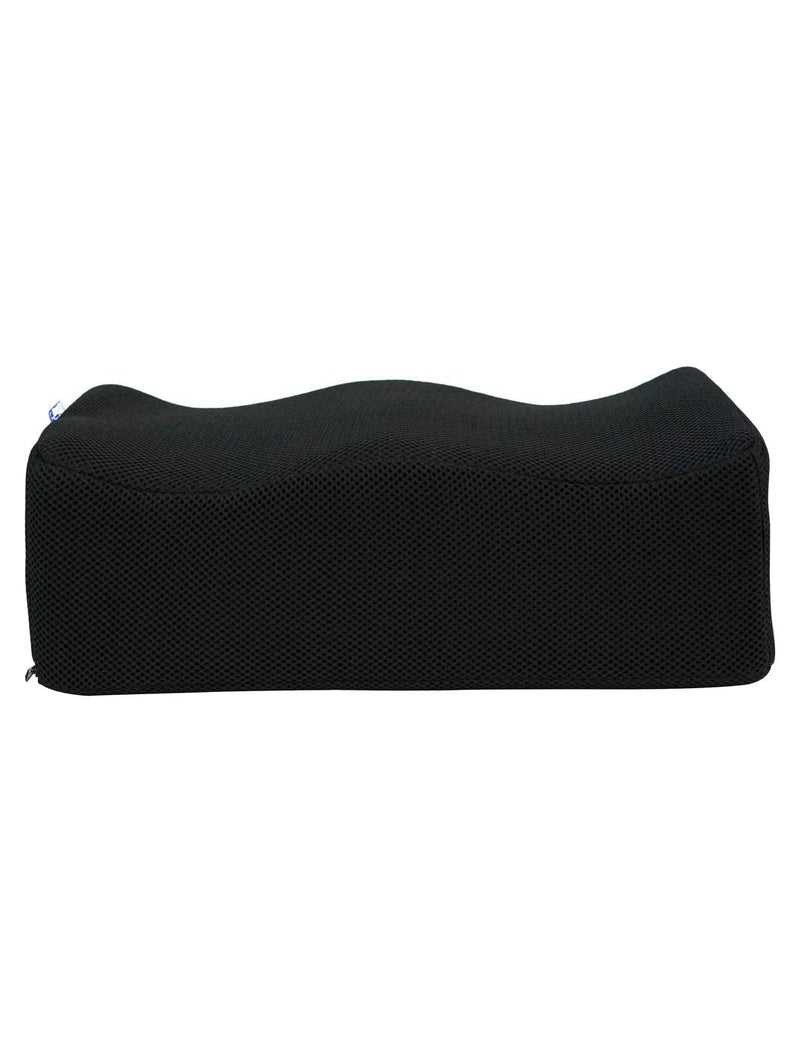 [Australia] - BE SHAPY C001 BBL Recovery After Surgery Firm Memory Foam Lumbar Support Butt Pillow Firm - Black Unique 