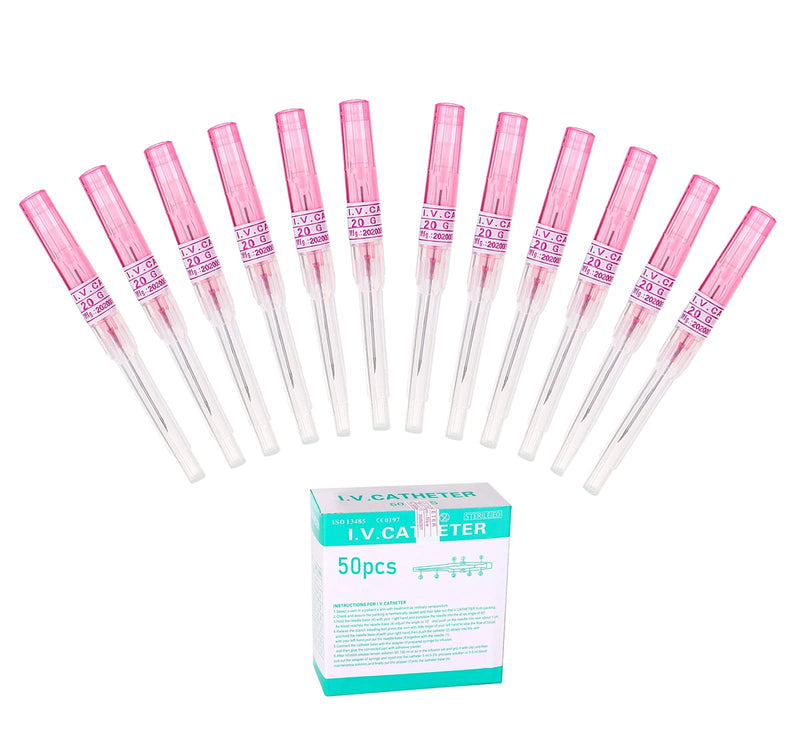[Australia] - Pack of 50 Catheter Piercing Needles Tattoo Piercings Tool (20G) 20G 