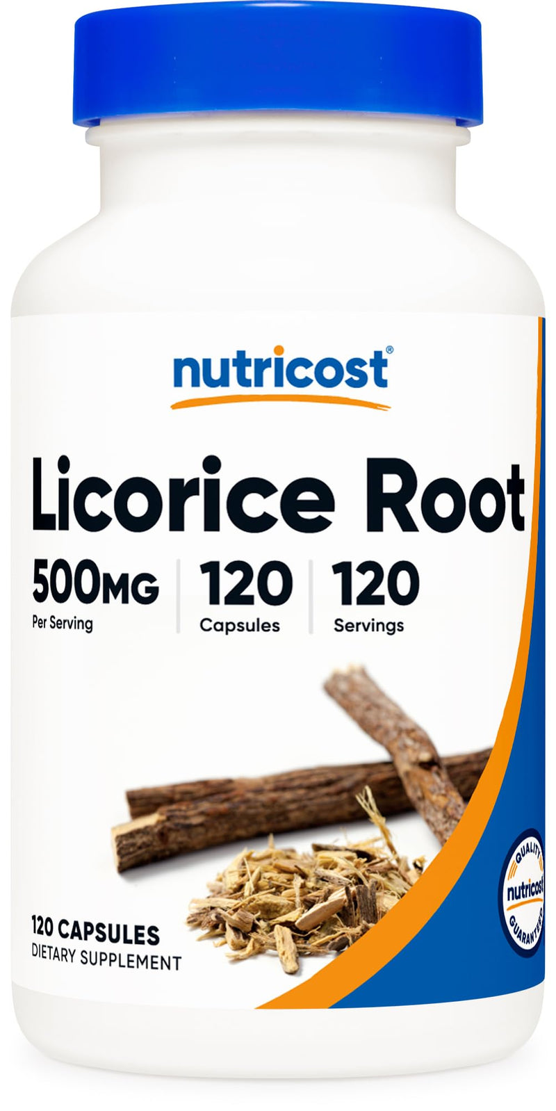 [Australia] - Nutricost Licorice Root 500mg, 120 Capsules - Non-GMO, Gluten Free 