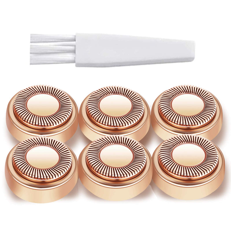 [Australia] - Facial Hair Remover Replacement Heads: Compatible with Finishing Touch Flawless Facial Hair Removal Tool for Women As Seen On TV 18K Gold-Plated Rose Gold (Generation 1 Single Halo) Generation 1 Single Halo 