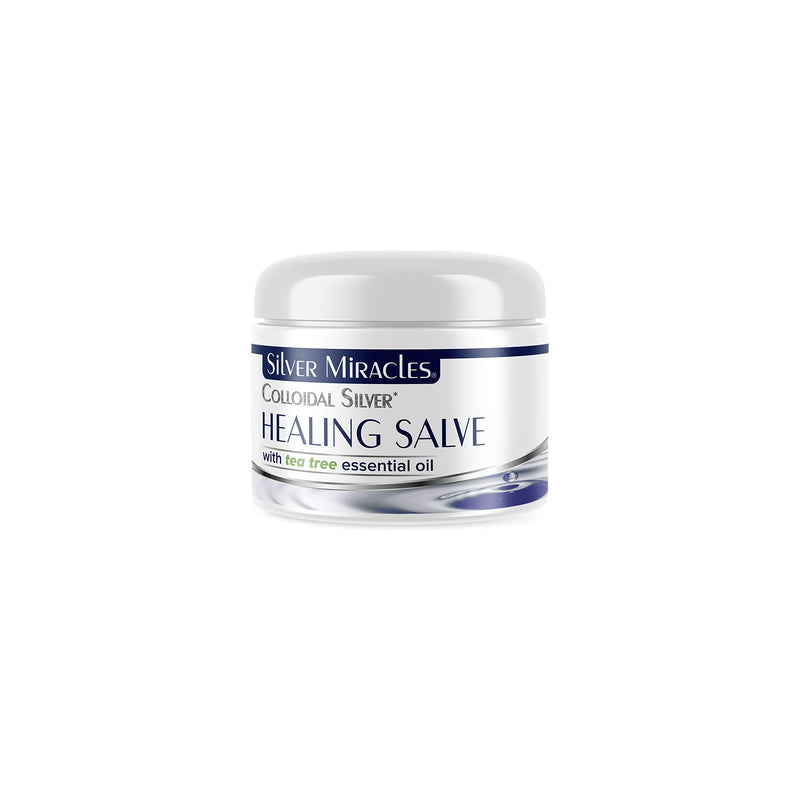 [Australia] - Silver Miracles Colloidal Silver Tea Tree Salve - helps heal and protect - 1oz 