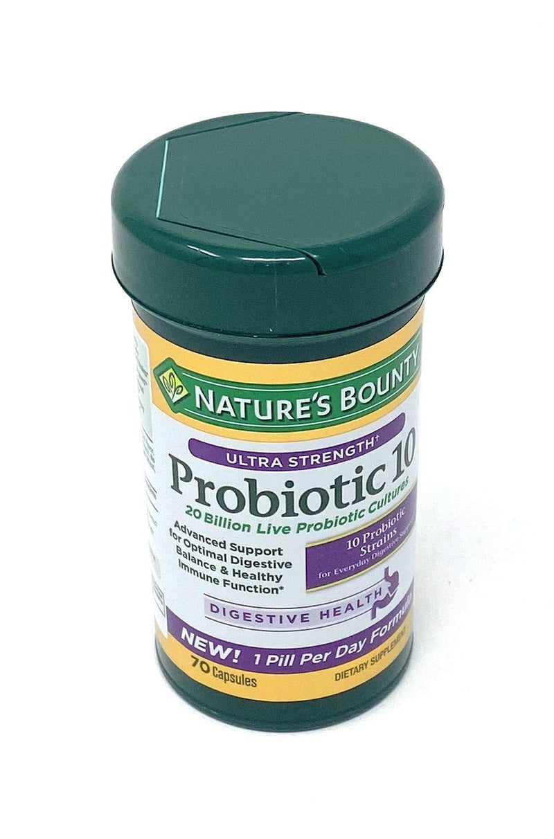 [Australia] - Nature's Bounty Ultra Strength Probiotic 10, 70 Capsules 