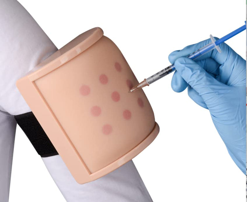 [Australia] - IM, ID, SQ Injection Practice Pad, Intradermal & Subcutaneous & Intramuscular 3 in 1 Injection Training Pad for Medical Student, Nurse, Doctor, Wearable Design 