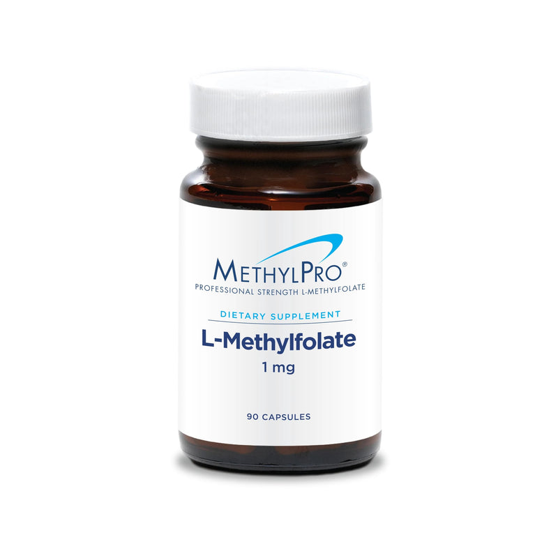 MethylPro L-Methylfolate 1 mg Flexible Dosing, 90 Capsules | Active Folate for Methylation Support and Biochemical Reactions, Highly Bioavailable and Hypoallergenic 90 Count (Pack of 1)