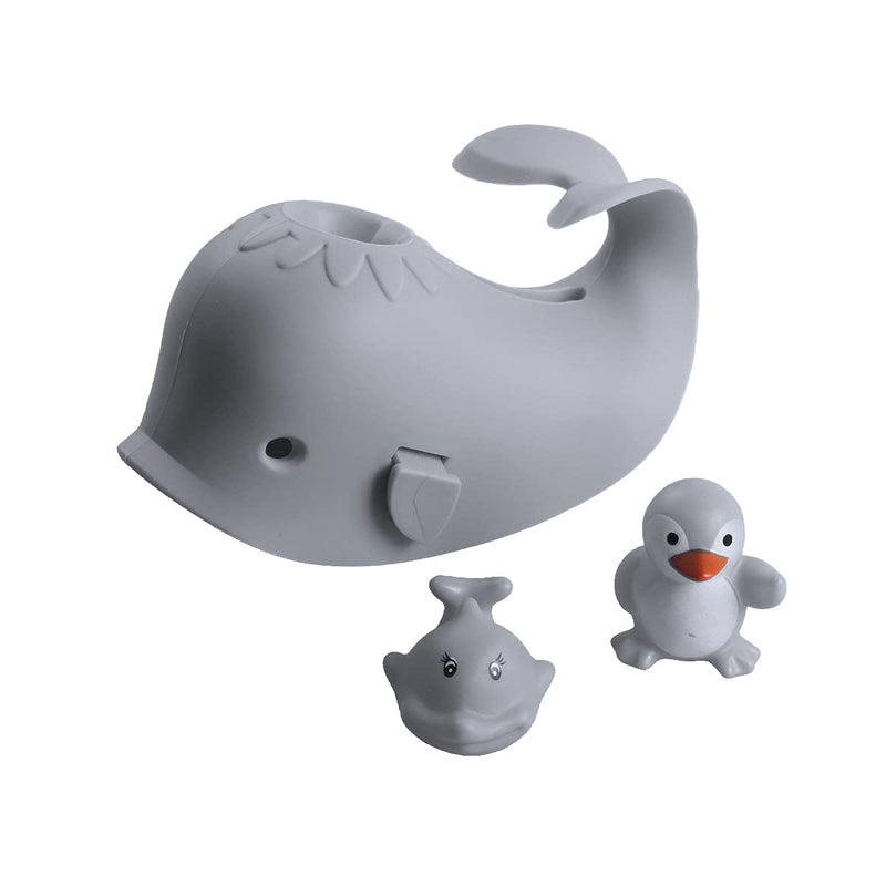 [Australia] - Bath Spout Cover, Faucet Cover Baby Bathroom Tub Faucet Cover Protector for Kids, Bathtub Spout Cover for Baby Kids Toddlers Protection Accessories Baby Safety Universal Bath Silicone Toys Gray 