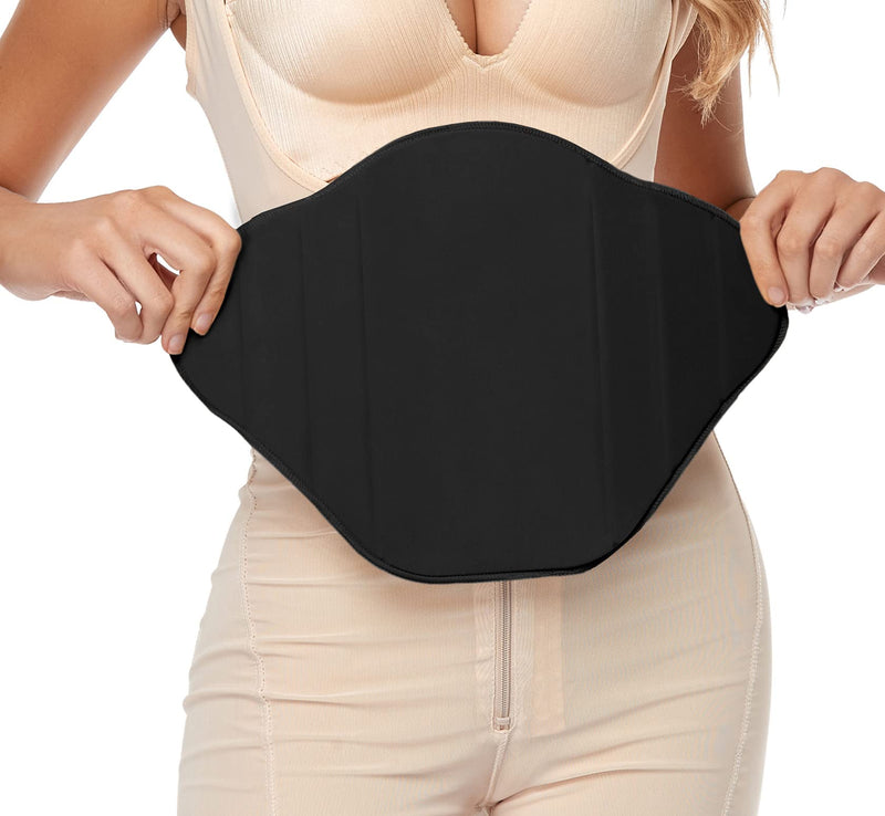 [Australia] - Lipo Foam Compression Ab Board Post Surgery Abdominal Board Liposuction Black 