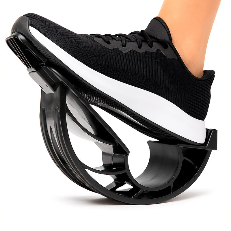 [Australia] - Vive Adjustable Calf Stretcher - Foot Rocker for Plantar Fasciitis - Achilles Tendon and Ankle Stretching Device - Calf Exerciser & Strengthener for Pain Relief & Prevention - Recovery Equipment Black 