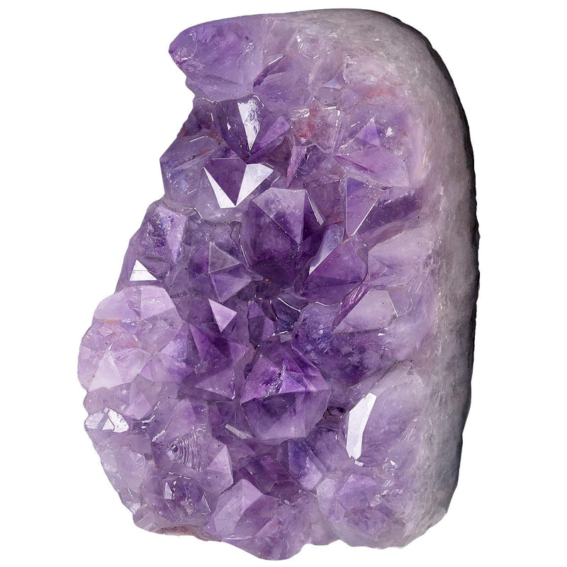 SUNYIK 1.3 LB Natural Raw Amethyst Crystal Cluster Geode Home Decor | Self Standing Rough Amethyst Crystal Geode, Natural Mineral Specimen, Reiki Healing Chakra Meditation, Crystal Collection 1.1-1.32 lb (self-stand)