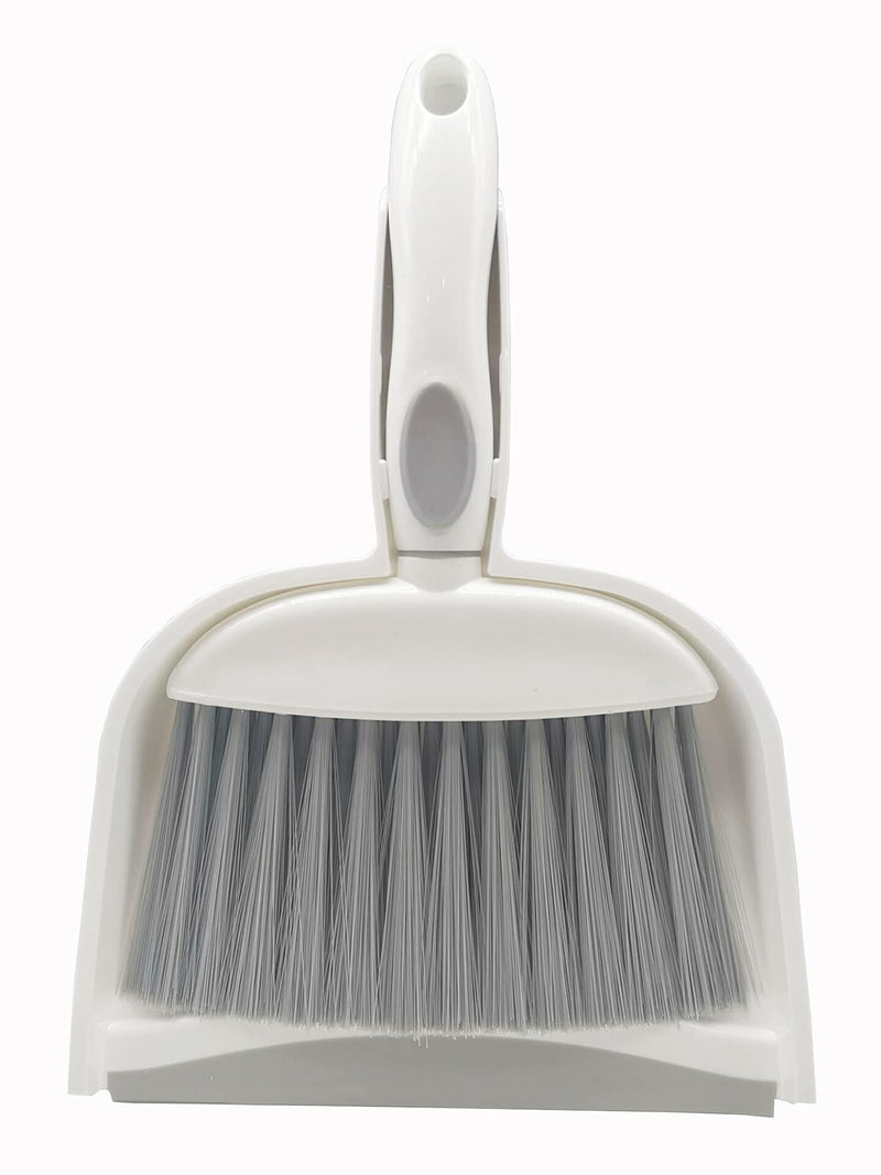 [Australia] - Mini Broom and Dustpan Set-Mini Whisk Set for Desk, Housekeeping, Office, Kitchen, Pet Nest, etc.,Daily Cleaning Necessity Plastic Mini Dustpan Set (Gray) Gray 
