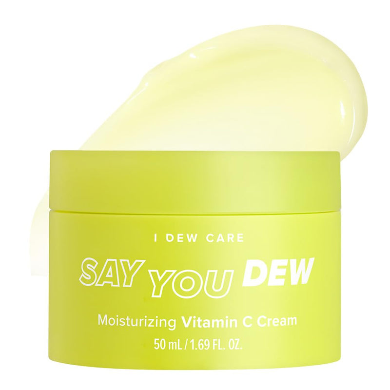 I DEW CARE Vitamin C Face Moisturizer - Say You Dew | Korean Skin Care Routine Panthenol, Niacinamide, Non-irritating, Hydrate and Illuminate Glass Smoother Skin, 1.69 FL Oz 01 Say You Dew