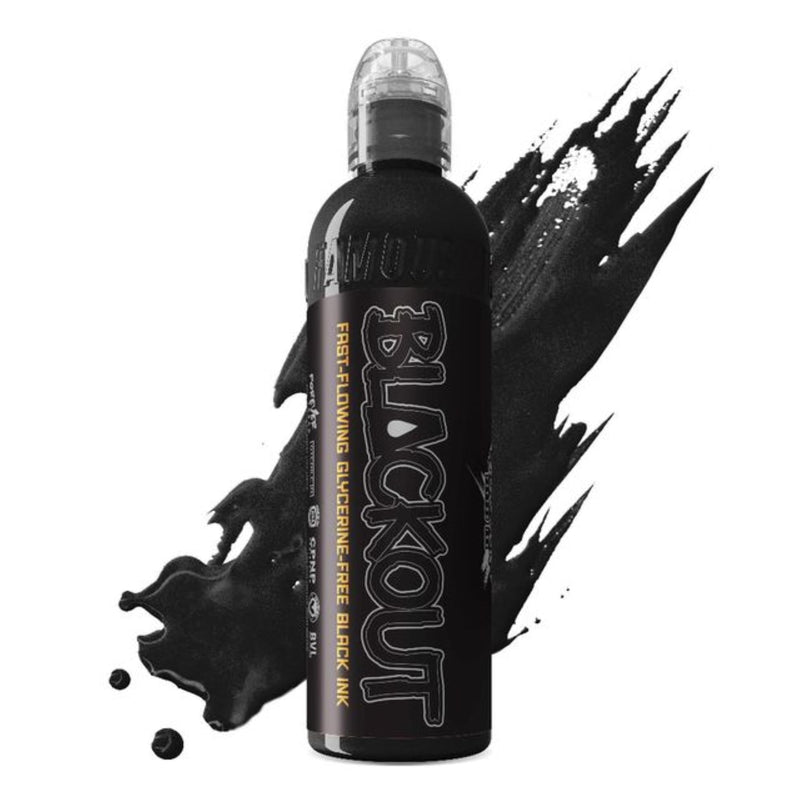 [Australia] - World Famous Tattoo Ink - Blackout Black, Ultra-Thin Black Tattoo Ink for Lining, Shading & Portrait Work - Vegan, Cruelty-Free, Professional-Grade Supplies & Equipment 8 fl oz 