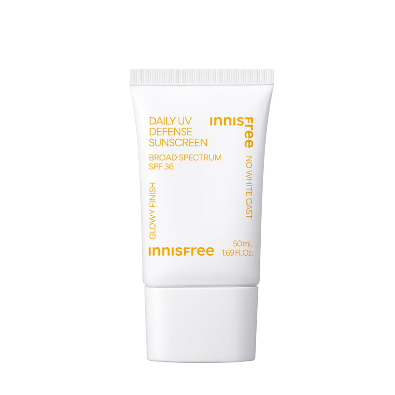 [Australia] - innisfree Daily UV Defense Sunscreen Broad Spectrum SPF 36, Invisible Korean Sunscreen with No White Cast (Packaging May Vary) 1.69 oz / 50 ml 