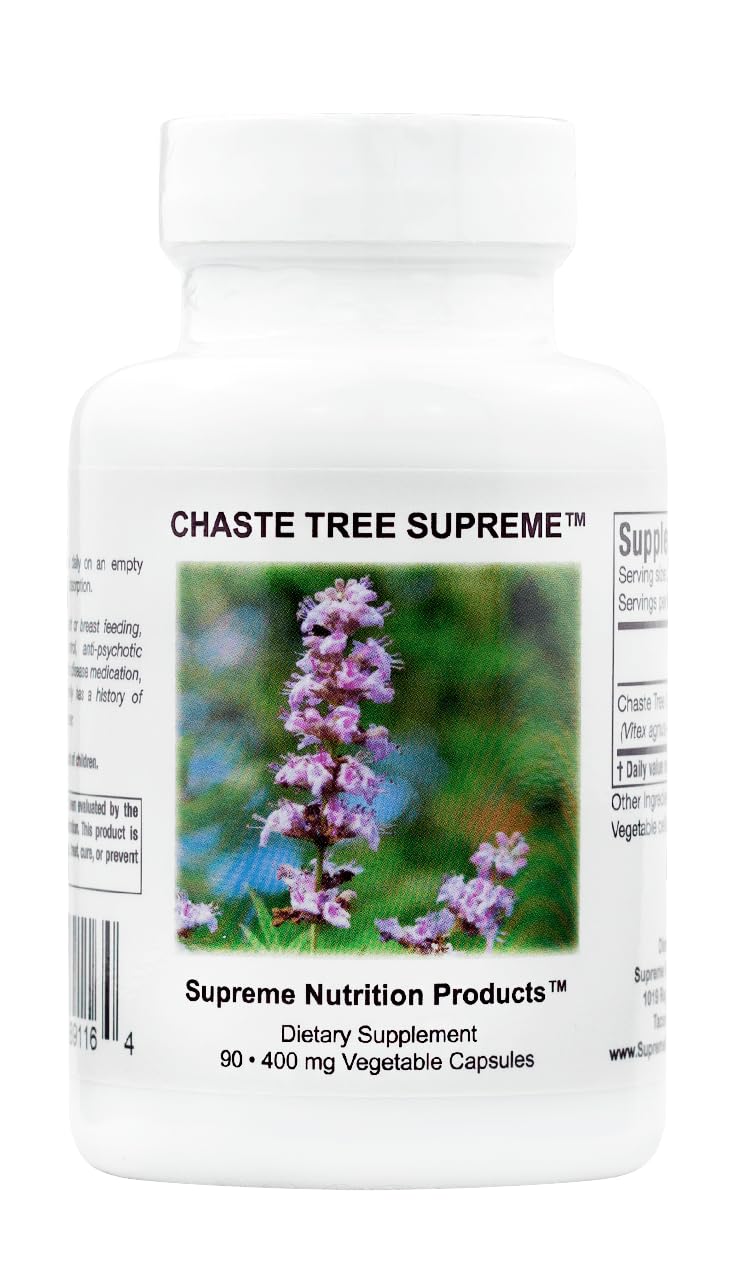 [Australia] - Supreme Nutrition Chaste Tree Supreme, 90 Pure Vitex Vegetarian Capsules 90 Count (Pack of 1) 