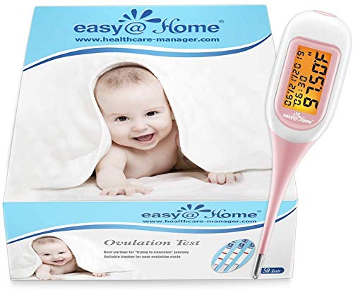 Easy@Home Ovulation Test Kit, 50LH Strips+EBT-300