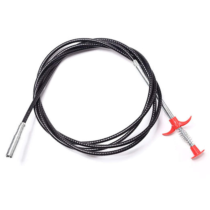 [Australia] - Flexible Grabber Claw Pick Up Reacher Tool With 4 Claws Bendable Hose Pickup Reaching Assist Tool for Litter Pick, Home Sink, Drains, Toilet (79 inch) 79 Inch 