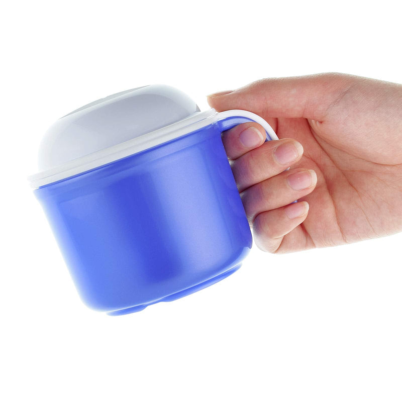 [Australia] - Large Denture Baths Cup, False Teeth Bath Cup with Strainer and Lid for Soaking Dentures or Storing Pacifier, Capacity 10.6 Oz 