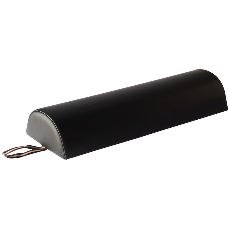 [Australia] - Master Massage 9"x26" Semi-round Massage Bolster -black Black 