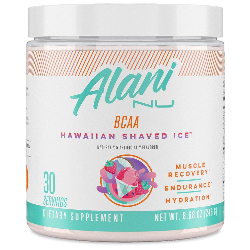 [Australia] - Alani Nu BCAA HAWAIIAN SHAVED ICE | Branch Chain Essential Amino Acids | 2:1:1 Formula | Supplement Powder | Muscle Recovery Vitamins for Post-Workout | 30 Servings 
