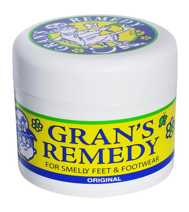 [Australia] - Gran's Remedy Natural Shoe Deodorizer and Foot Odor Eliminator Powder for Men, Women, and Kids, Absorb Sweat and Moisture, Neutralize Smelly Odors, Original 