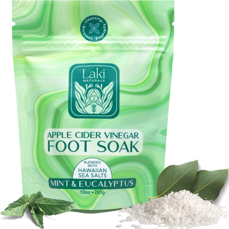 Apple Cider Vinegar Foot Soak, Mint & Eucalyptus (10oz)