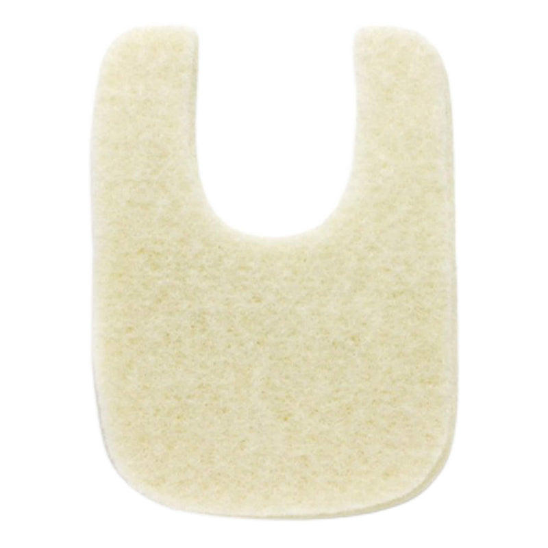 [Australia] - Wide U Shaped Felt Callus Horseshoe Pads - Adhesive Foot Pads That Protect Calluses from Rubbing On Shoes - 1/8" - 25 Pack 