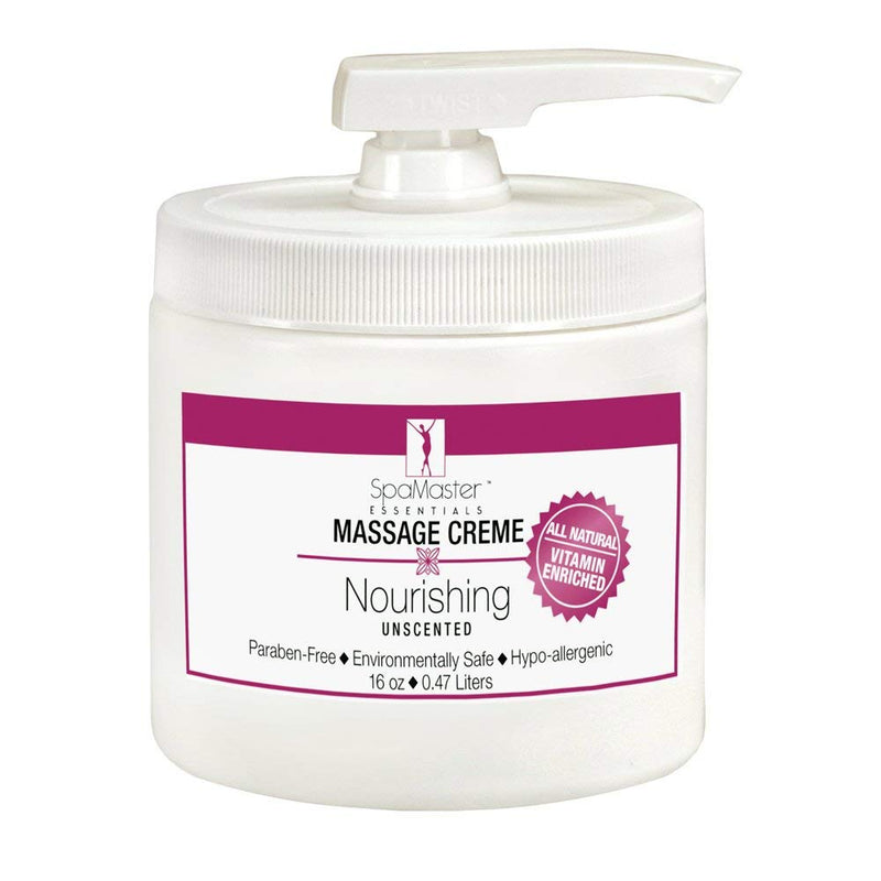 [Australia] - Master Massage Spamaster Unscented 16 Oz Massage Cream, 1count (11131W) 