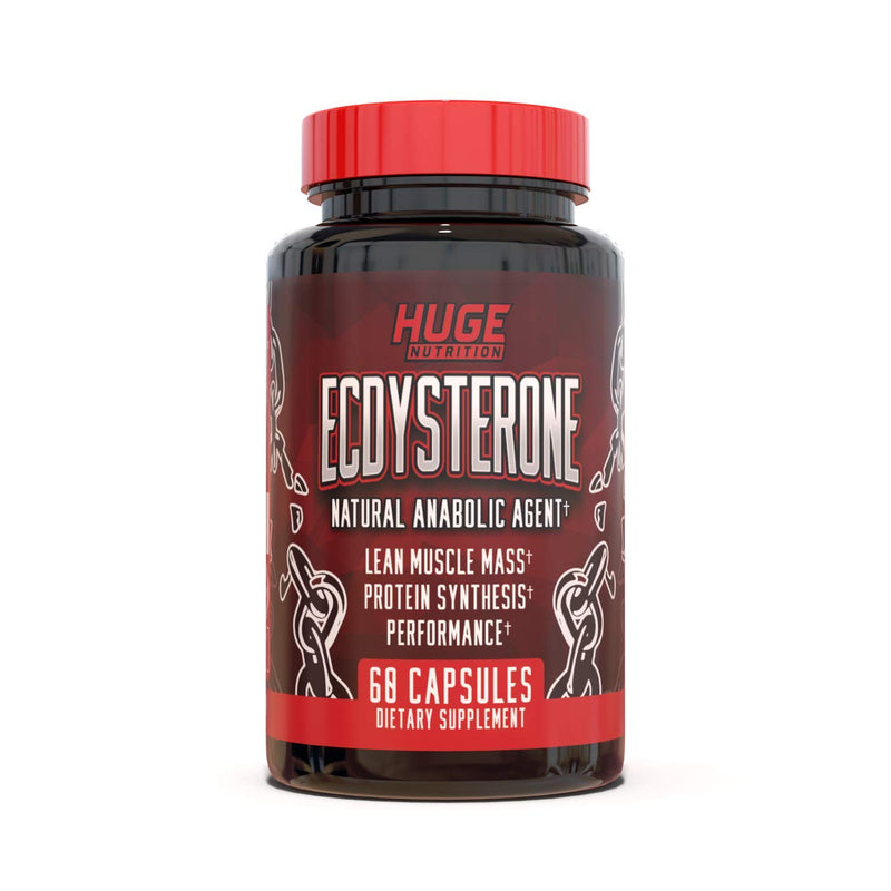 [Australia] - Huge Supplements Ecdysterone, Natural Anabolic Agent, Increases Lean Muscle Mass, Exercise Performance, Strength and Protein Synthesis, Formulated for Enhanced Absorption (60 Capsules) 