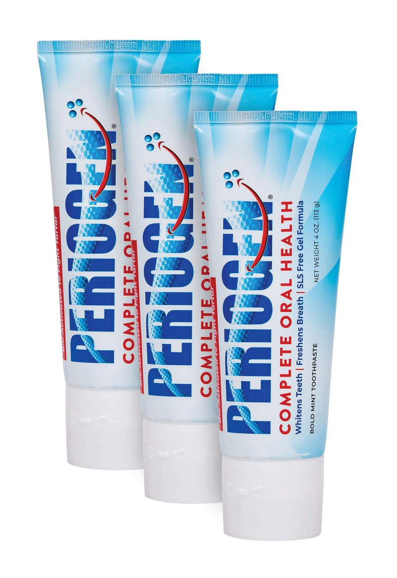 [Australia] - Periogen Toothpaste - SLS Free - Plaque & Tartar Control Formula 3-Pack 