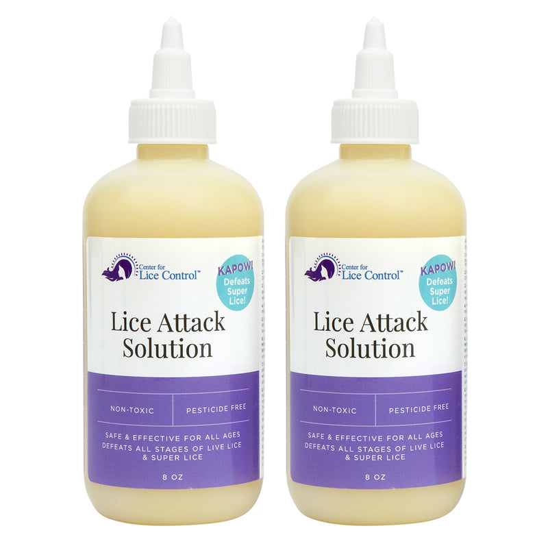 [Australia] - Kapow! 8oz Head Lice Shampoo, Lice Treatment for Kids & Adults, 2-Pack Lice Shampoo That Kills Eggs & Lice, Head Lice Treatment Extra Strength Family, Sensitive Scalp Lice Prevention Shampoo 