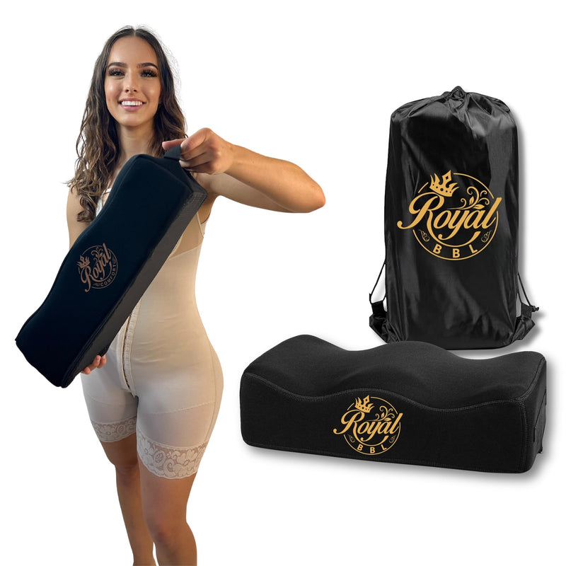 [Australia] - Royal BBL Pillow After Surgery - Brazilian Butt Lift Recovery Booty Support Cushion | Ultra Comfortable with 2 Layers for Maximum Support Post-Surgery Sitting – BBL Pillow Dr. Approved 