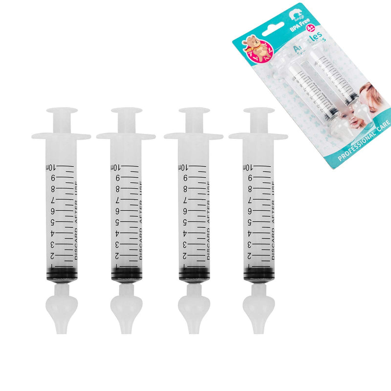 [Australia] - Gegong Professional Baby Nasal Irrigator Portable Infant Nose Cleaner Rinsing Device Fast All Natural Relief-Nasal Irrigation/Nasal Spray/Nasal Hygiene (4 pi√®ces) 4 pi√®ces 
