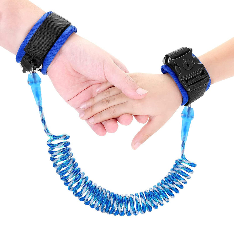[Australia] - Reflective Anti Lost Wrist Link, Anti Lost Wrist Link Anti Lost Leash Baby Leash with Child Upgraded Safety Locks for Kids (Blue 8.2 Ft) Blue 
