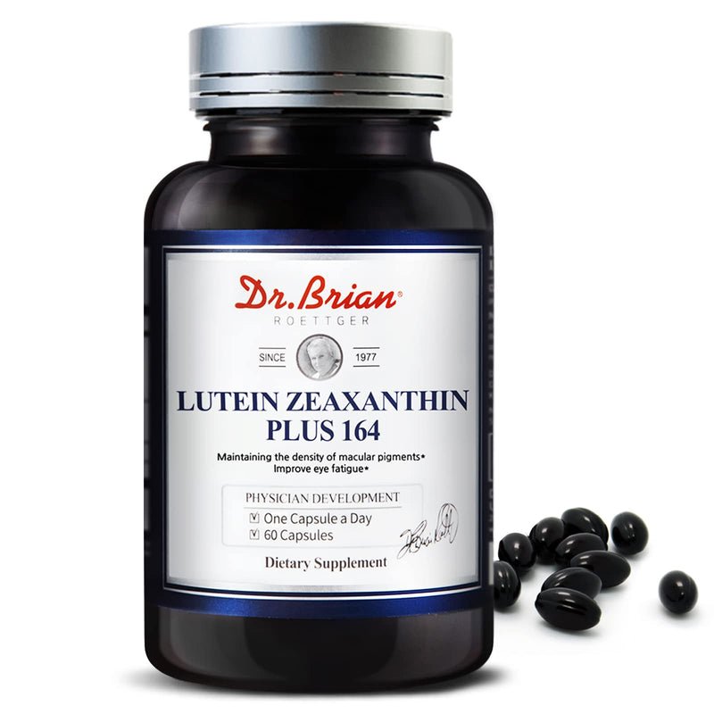 [Australia] - Dr. Brian Eye Vitamins Lutein & Zeaxanthin Capsule Lutein Supplement with Lutein 16mg Zeaxanthin 4mg Astaxanthin 5mg Vitamin A 2333iu Vitamin E 9iu for Dry Eyes Vision Health 