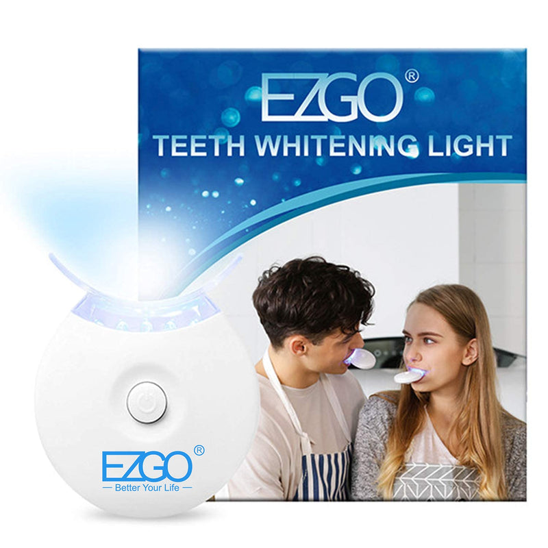 [Australia] - EZGO Teeth Whitening LED Accelerator Lights, 5 X LED Light Whiten Teeth Faster, Works with Tooth Whitening Gel, Whitening Trays or White Strips 