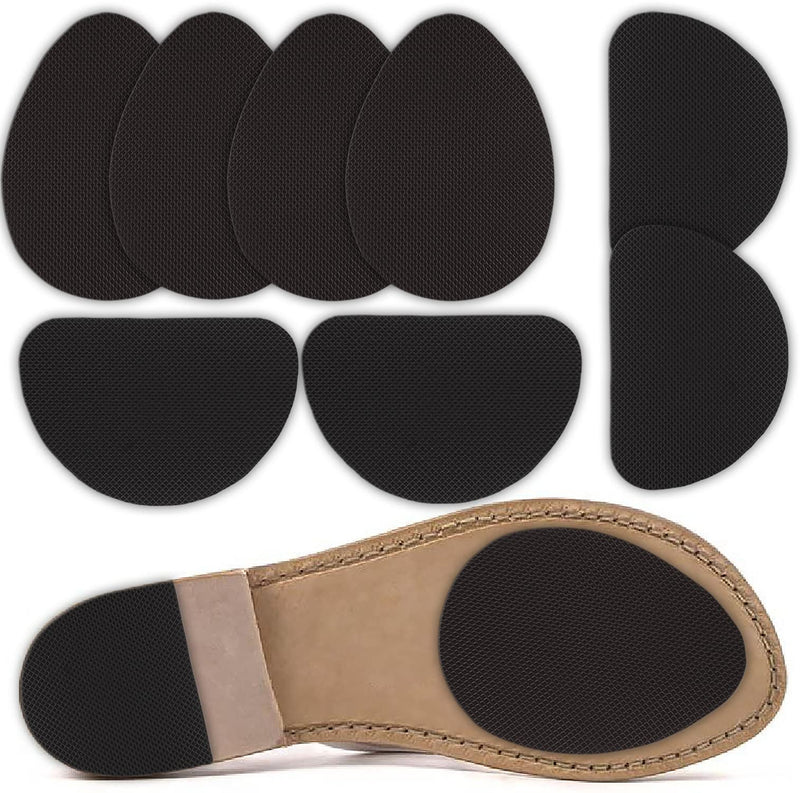 [Australia] - Non-Slip Shoes Pads Sole Protectors Adhesive, High Heels Anti-Slip Shoe Grips (Black 4pairs) Black 4pairs 