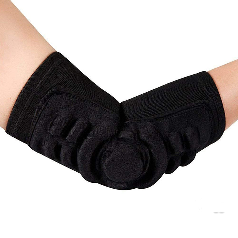 [Australia] - Adults Elbow Support Brace Breathable Arm Brace Pad Guard Gel Padded Compression Elbow Arm Warmer Sleeve Guard Protector for Sports Roller-Skating, Riding, Basketball 1 pc 2pcs 